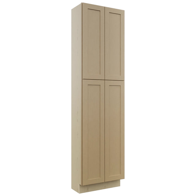 Fabuwood Galaxy Natural Oak TP181290 Tall Pantry Cabinet, Front View