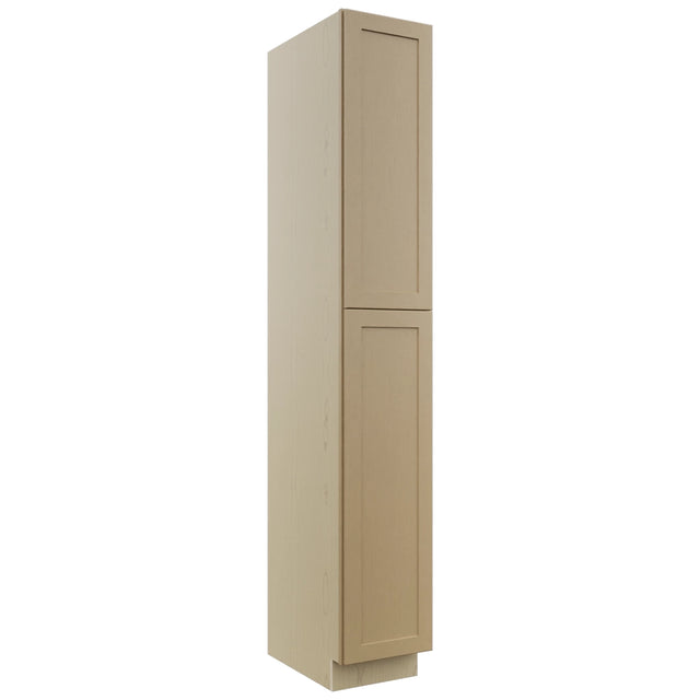 Fabuwood Galaxy Natural Oak TP242496 Tall Pantry Cabinet, Front View