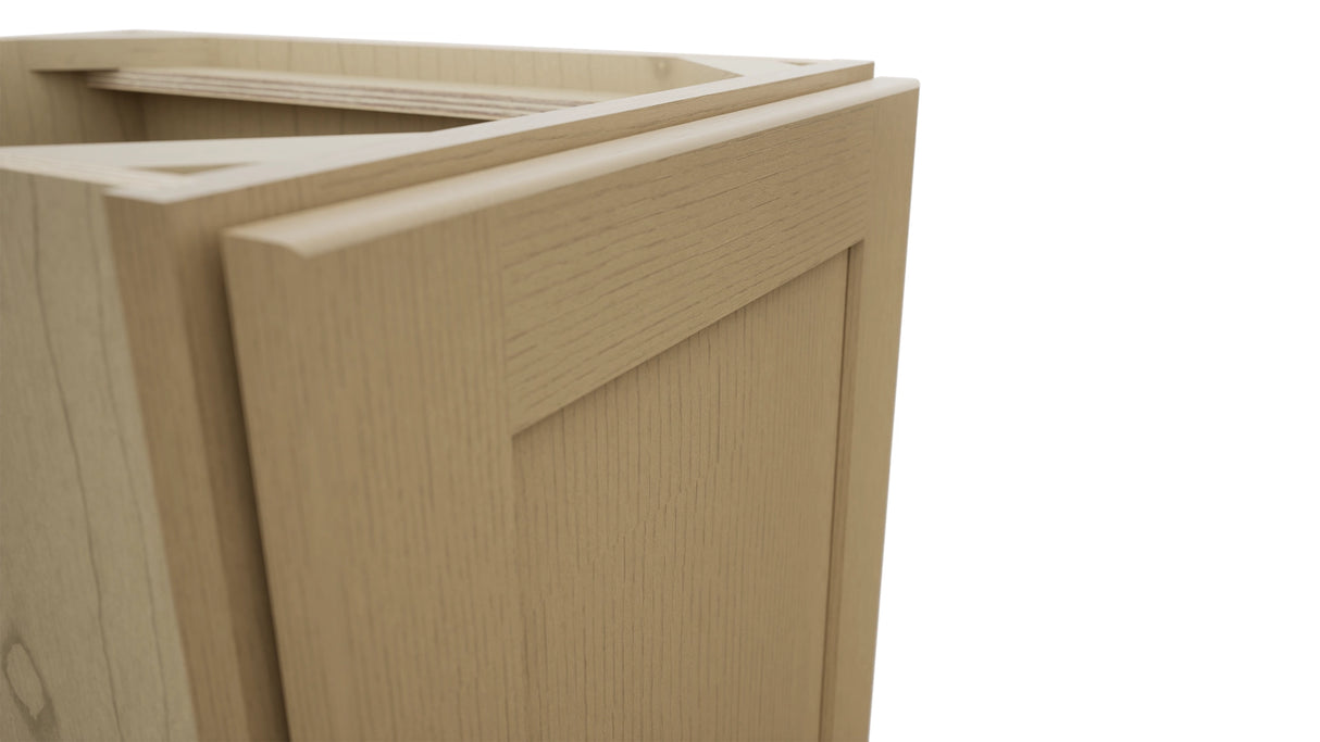 Fabuwood Galaxy Natural Oak VB15FD Vanity Base Full Height Cabinet, Detail View