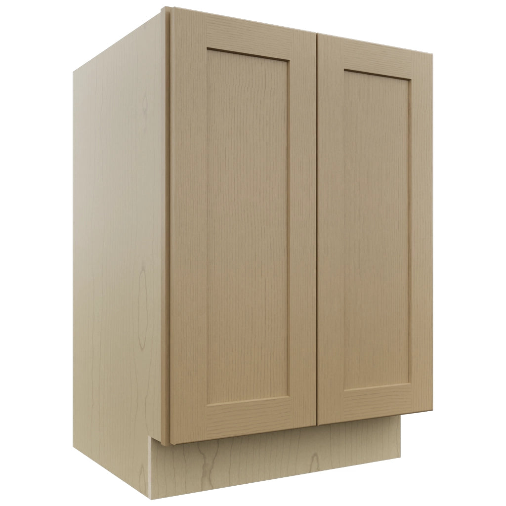 Fabuwood Galaxy Natural Oak VB24FD Vanity Base Full Height Cabinet, Front View