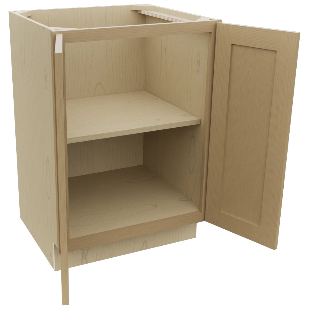 Fabuwood Galaxy Natural Oak VB24FD Vanity Base Full Height Cabinet, Open View