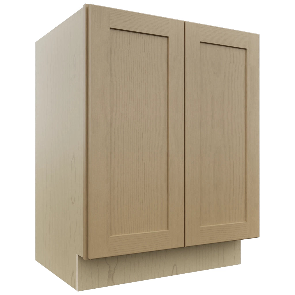 Fabuwood Galaxy Natural Oak VB27FD Vanity Base Full Height Cabinet, Front View