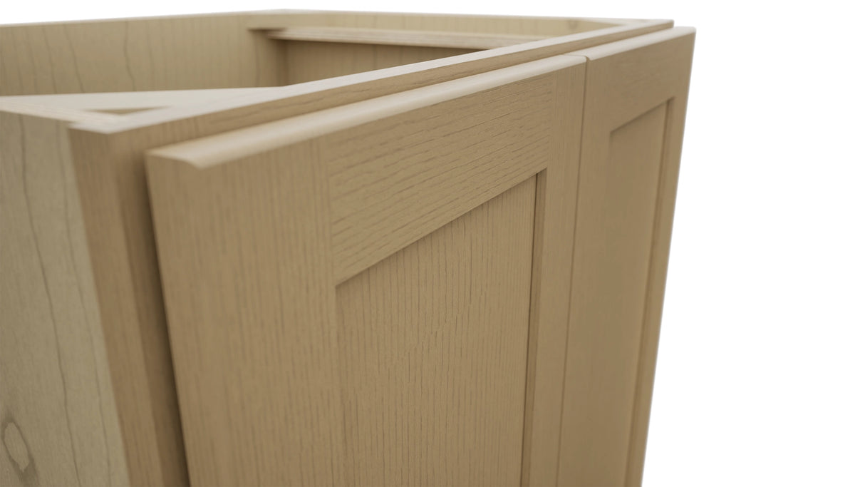 Fabuwood Galaxy Natural Oak VB27FD Vanity Base Full Height Cabinet, Detail View