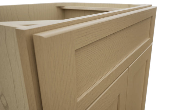 Fabuwood Galaxy Natural Oak VSB27-34 Vanity Sink Cabinet, Detail View