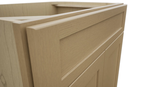 Fabuwood Galaxy Natural Oak VSB30-34 Vanity Sink Cabinet, Detail View