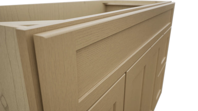 Fabuwood Galaxy Natural Oak VSD48 Vanity Combo Cabinet, Detail View