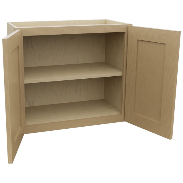 Fabuwood Galaxy Natural Oak W2421 Wall Standard Cabinet, Open View