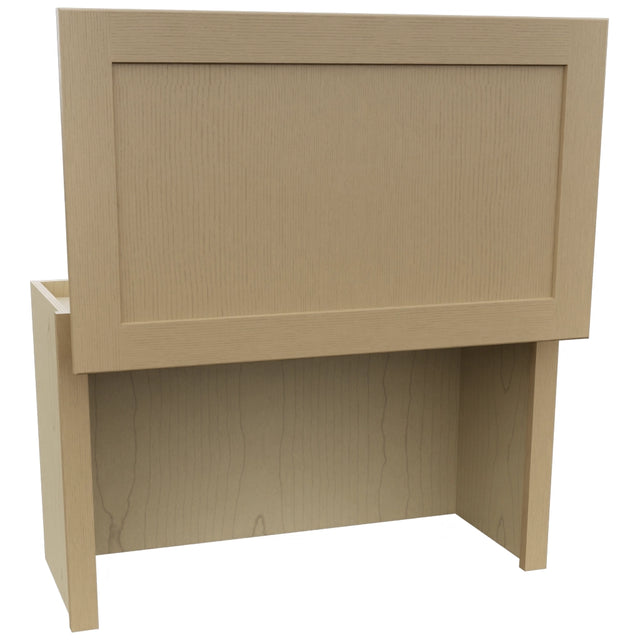 Fabuwood Galaxy Natural Oak WAC3018 Wall Appliance Cabinet, Open View