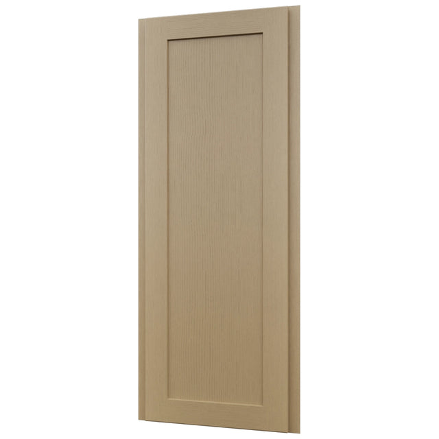 Fabuwood Galaxy Natural Oak WAE1242 Wall Angle End Cabinet, Front View