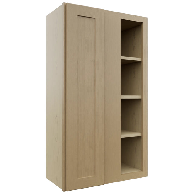 Fabuwood Galaxy Natural Oak WBC2442 Wall Corner Blind Cabinet, Front View