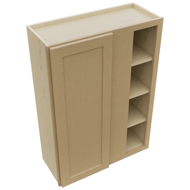 Fabuwood Galaxy Natural Oak WBC3042 Wall Corner Blind Cabinet, Top View