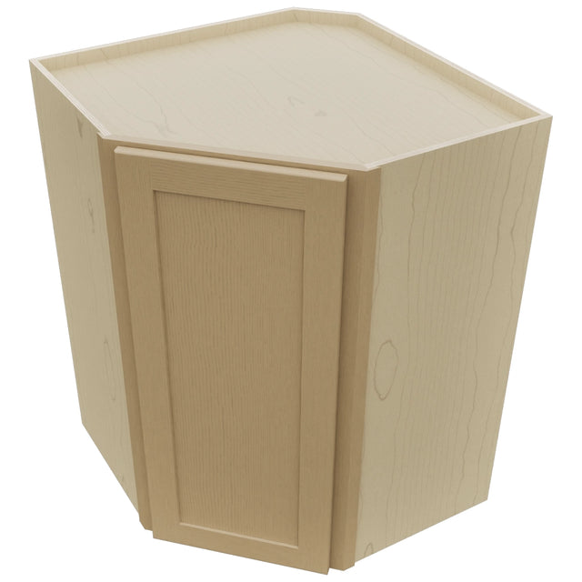 Fabuwood Galaxy Natural Oak WDC2736 Wall Corner Diagonal Cabinet, Top View