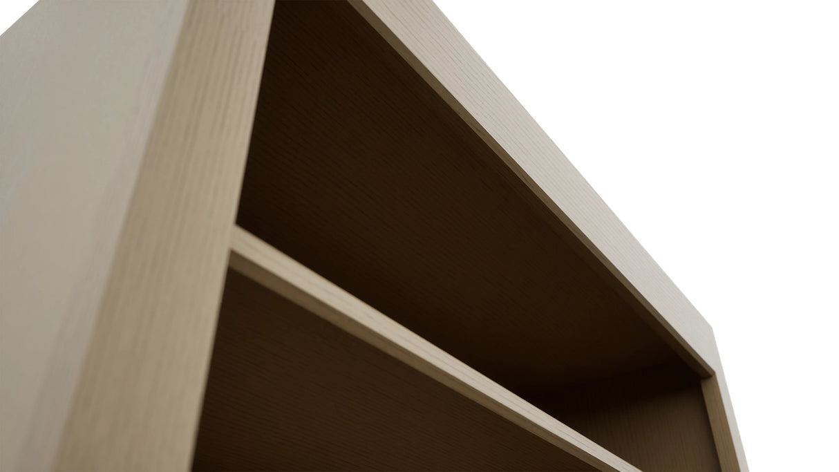 Fabuwood Galaxy Natural Oak WOS3036 Wall Open Shelf, Detail View