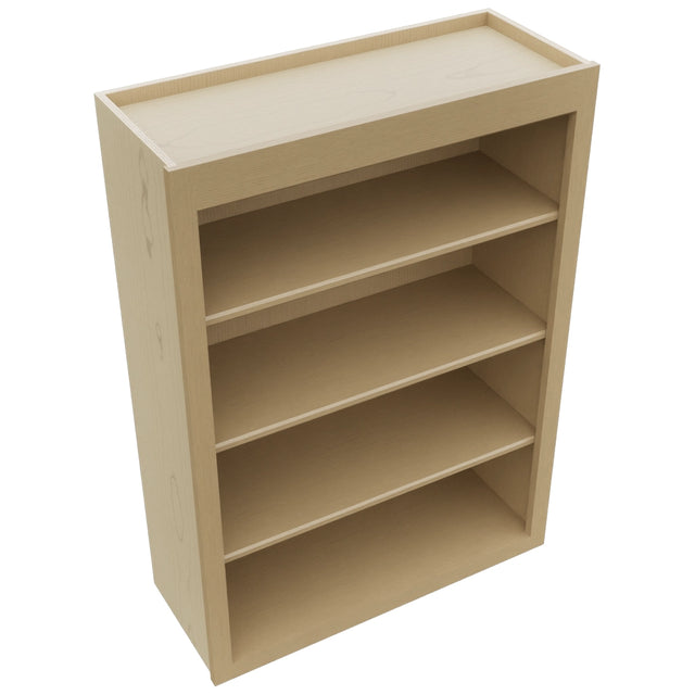 Fabuwood Galaxy Natural Oak WOS3042 Wall Open Shelf, Top View