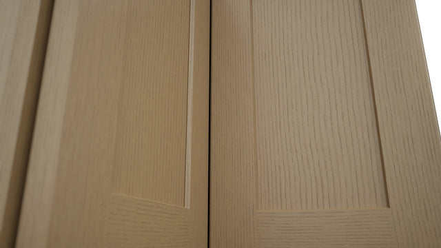 Fabuwood Galaxy Natural Oak WPC2418 Wall Corner Pie Cabinet, Detail View