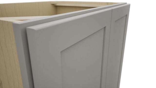 Fabuwood Galaxy Nickel B33FD Base Full Door Cabinet, Detail View