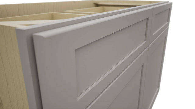 Fabuwood Galaxy Nickel B48 Base Standard Cabinet, Detail View