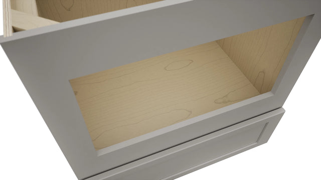 Fabuwood Galaxy Nickel BMC30 Base Microwave Cabinet, Detail View
