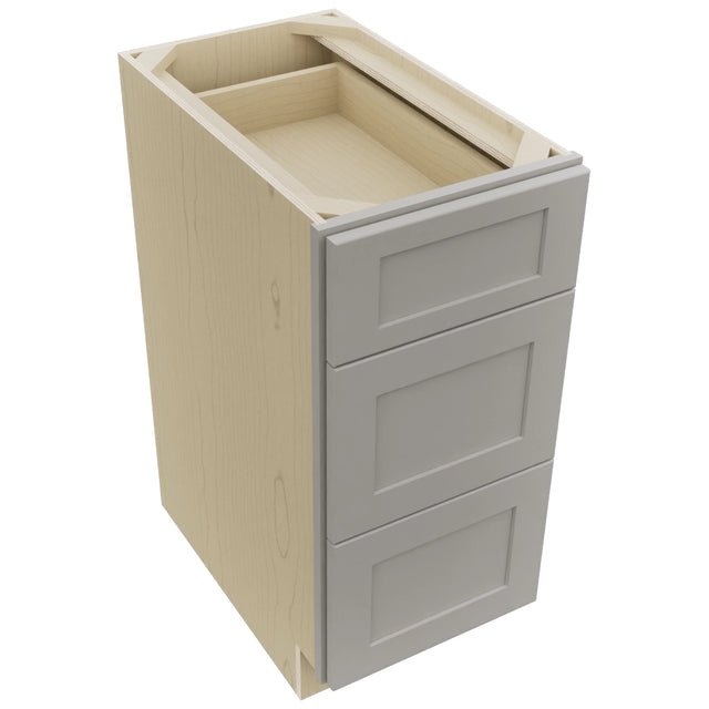 Fabuwood Galaxy Nickel DB15 Base 3 Drawers Cabinet, Top View