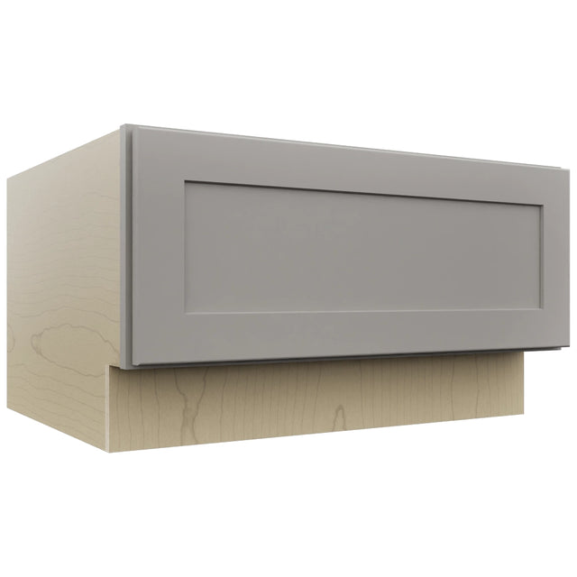 Fabuwood Galaxy Nickel DBS30 Base Bench Seat Cabinet, Front View