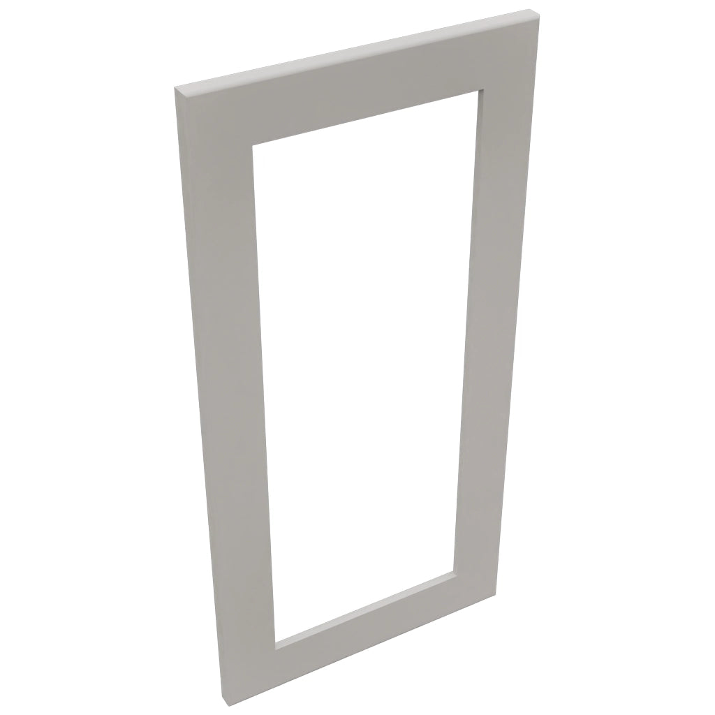 Fabuwood Galaxy Nickel DS DFG1530 Wall Prepped Door, Top View