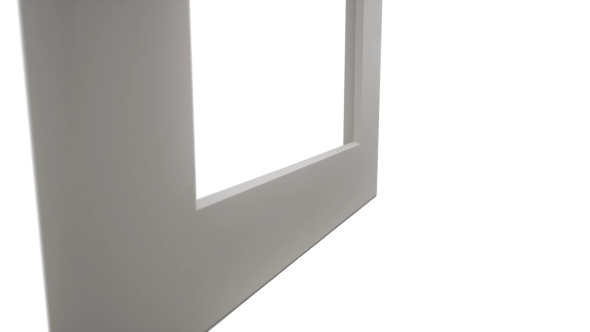 Fabuwood Galaxy Nickel DS DFG1536 Wall Prepped Door, Detail View