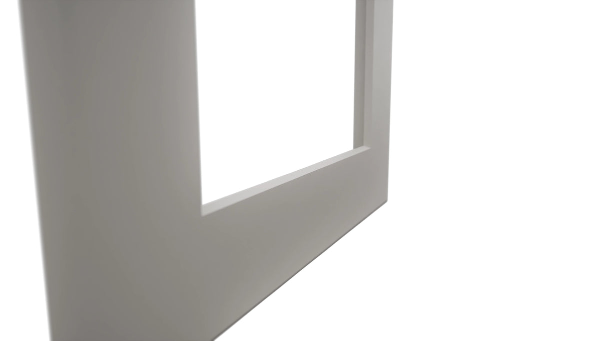 Fabuwood Galaxy Nickel DS DFG1542 Wall Prepped Door, Detail View