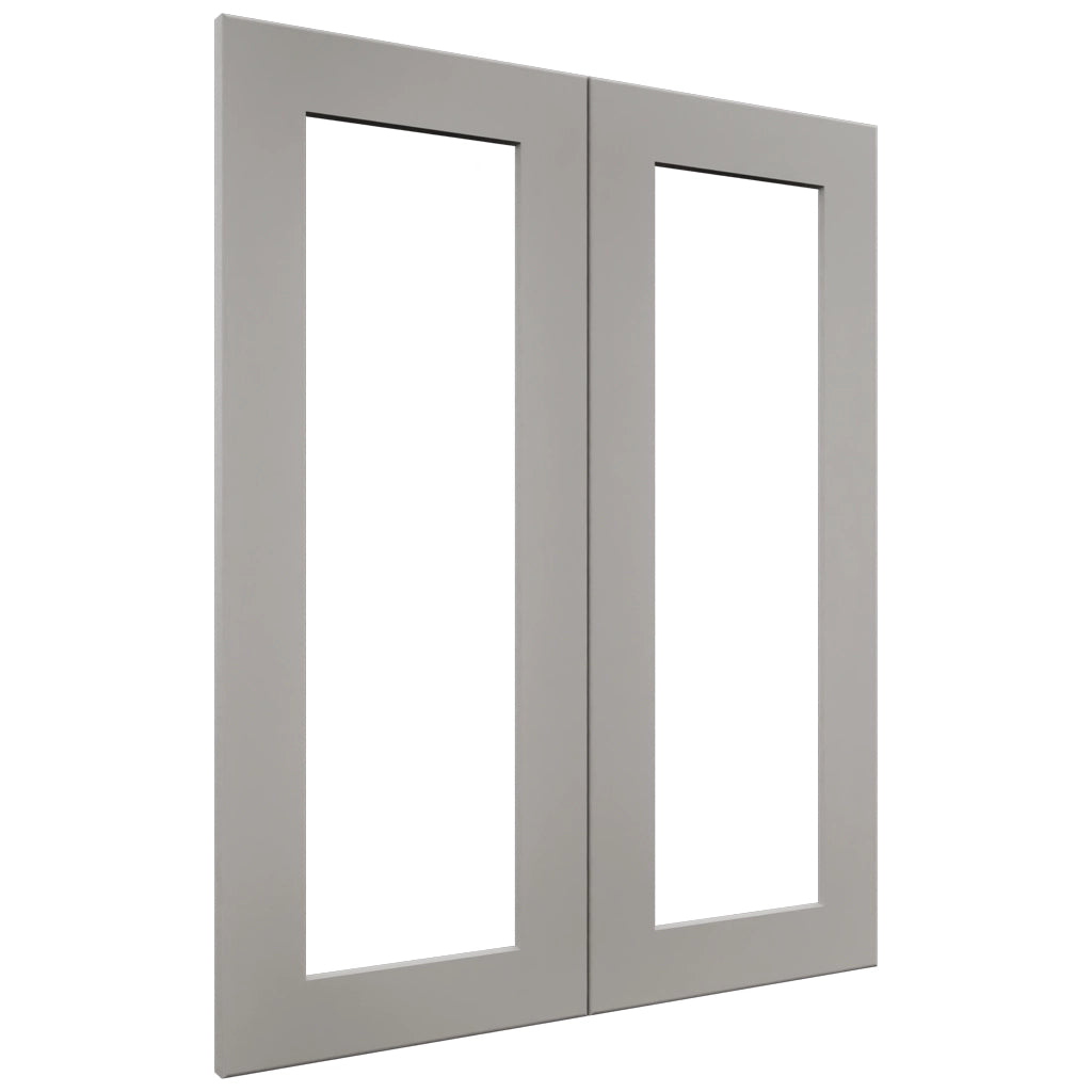 Fabuwood Galaxy Nickel DS DFG2430 Wall Prepped Door, Front View
