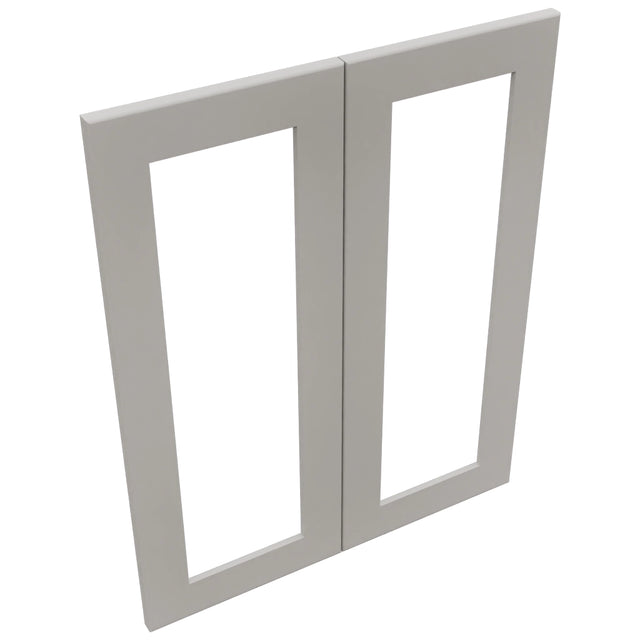 Fabuwood Galaxy Nickel DS DFG2430 Wall Prepped Door, Top View