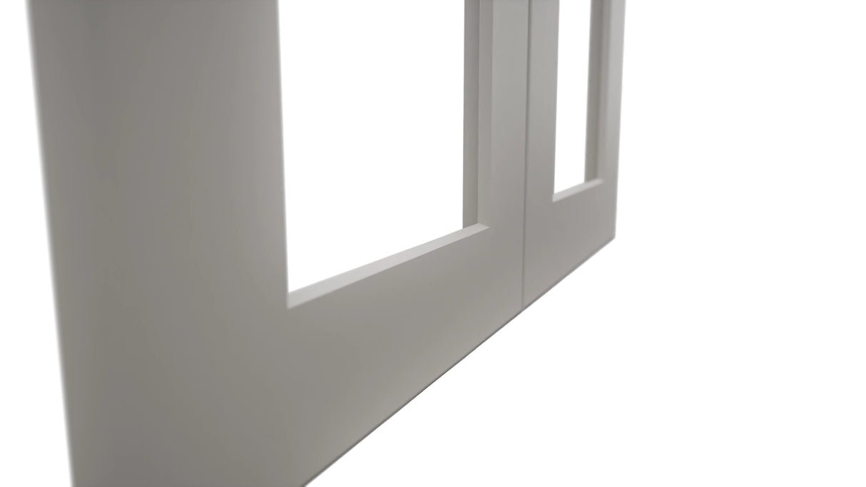 Fabuwood Galaxy Nickel DS DFG2442 Wall Prepped Door, Detail View