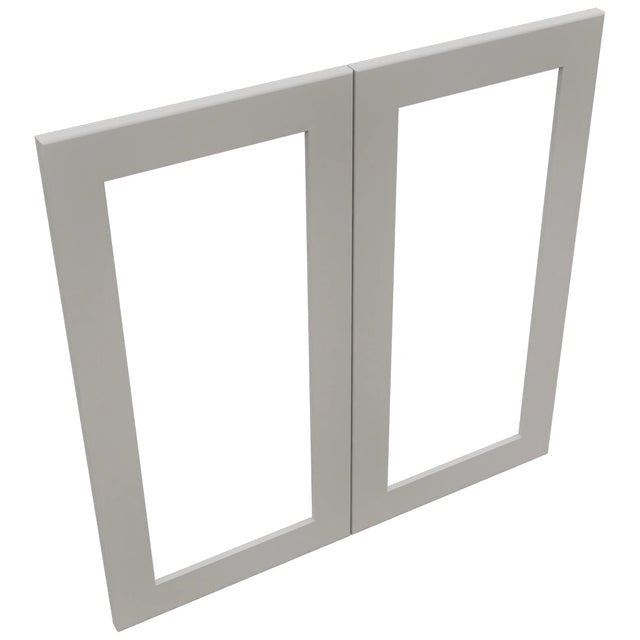 Fabuwood Galaxy Nickel DS DFG3030 Wall Prepped Door, Top View