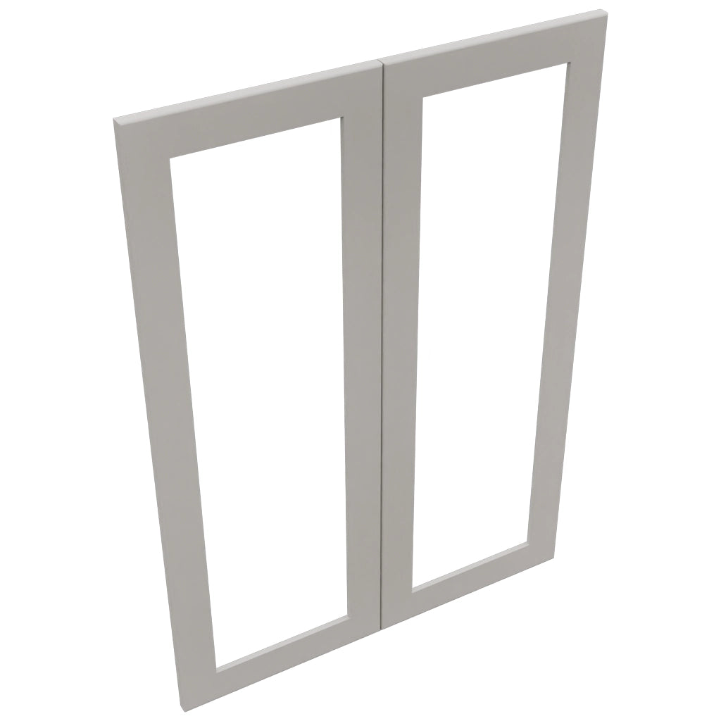 Fabuwood Galaxy Nickel DS DFG3042 Wall Prepped Door, Top View
