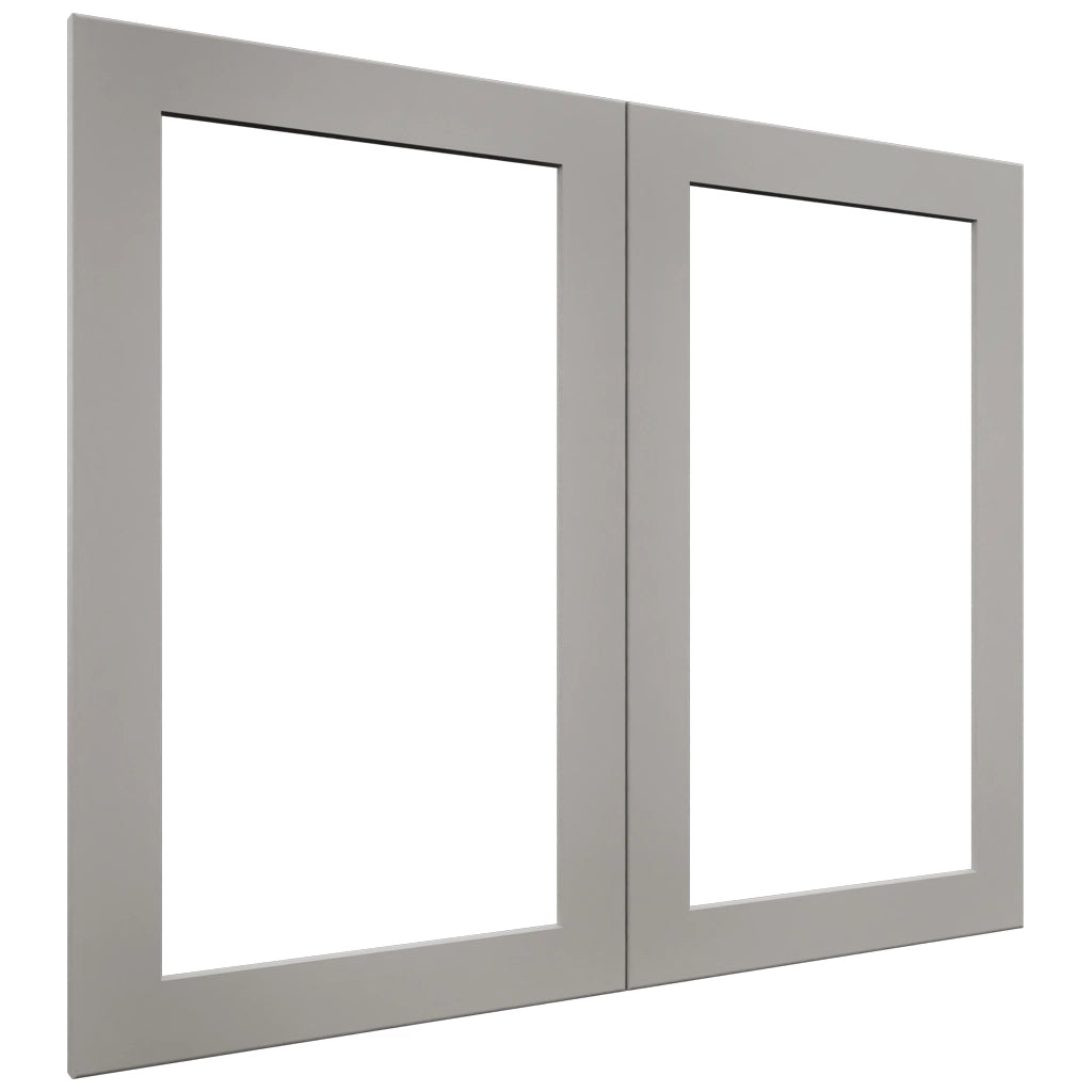 Fabuwood Galaxy Nickel DS DFG3630 Wall Prepped Door, Front View