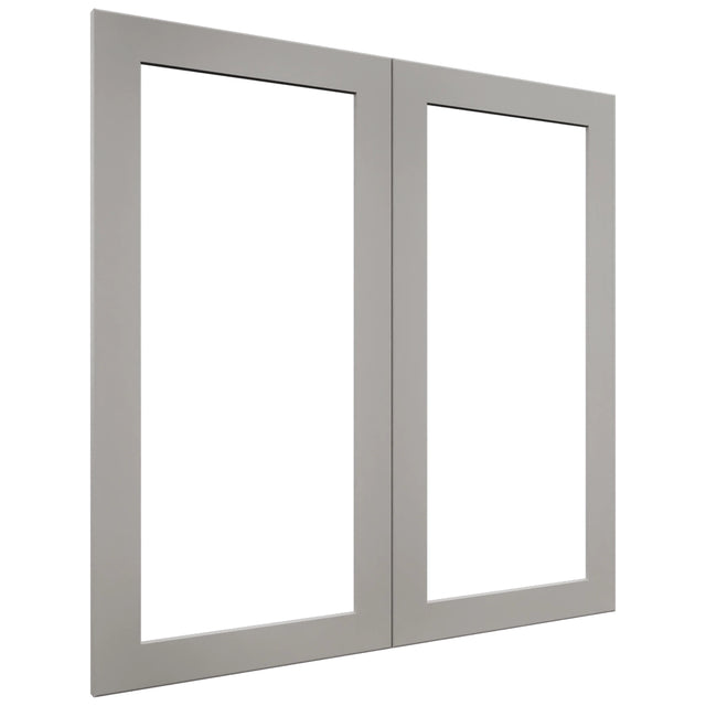 Fabuwood Galaxy Nickel DS DFG3636 Wall Prepped Door, Front View
