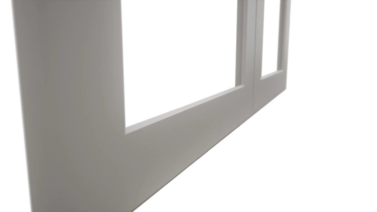 Fabuwood Galaxy Nickel DS DFG3636 Wall Prepped Door, Detail View
