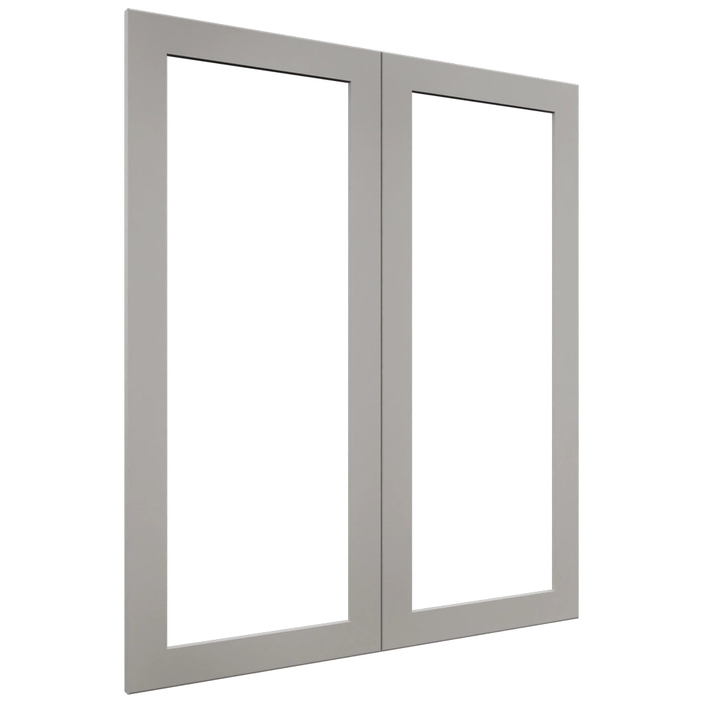 Fabuwood Galaxy Nickel DS DFG3642 Wall Prepped Door, Front View