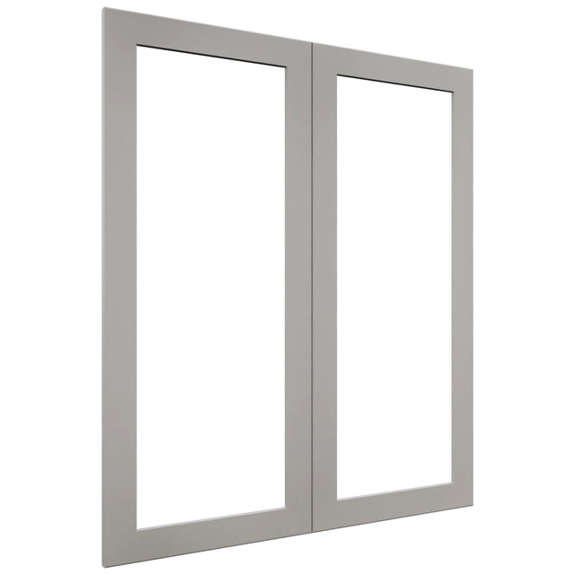 Fabuwood Galaxy Nickel DS DFG3642 Wall Prepped Door, Front View