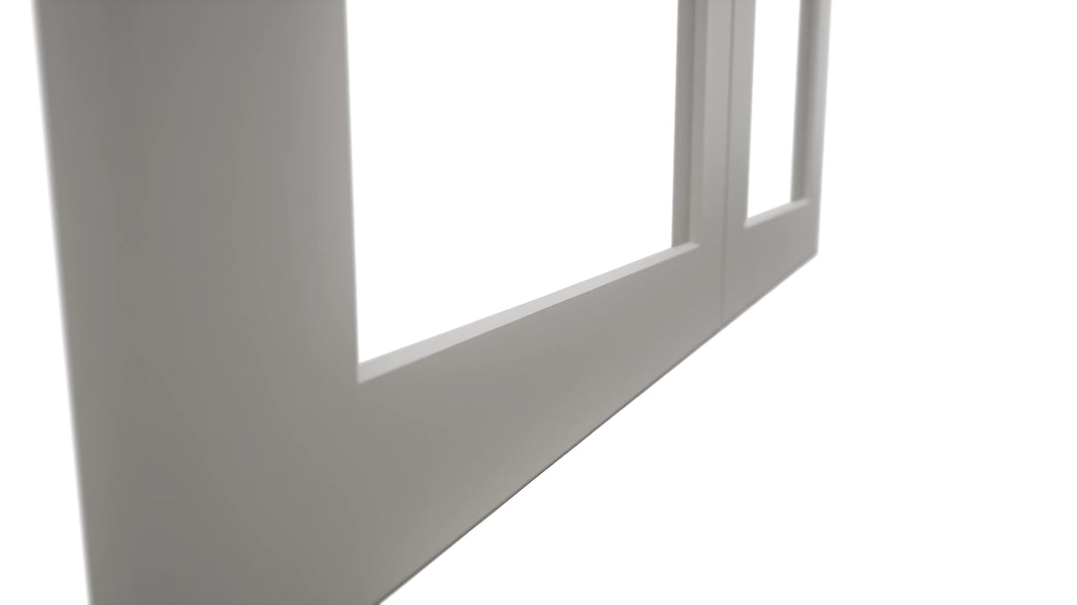 Fabuwood Galaxy Nickel DS DFG3642 Wall Prepped Door, Detail View