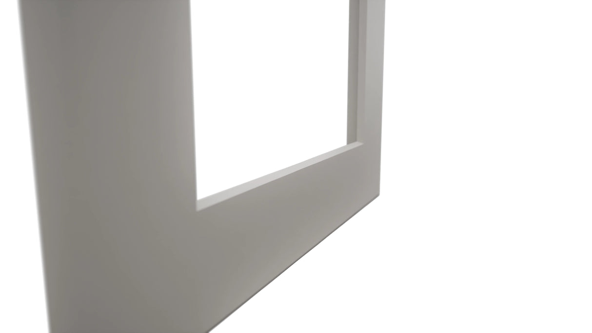 Fabuwood Galaxy Nickel DS DFGD2436 Wall Prepped Door, Detail View