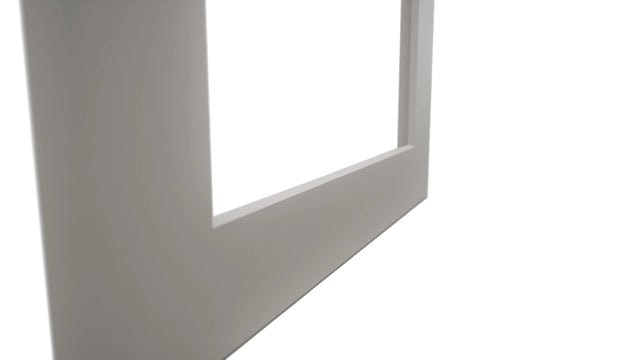 Fabuwood Galaxy Nickel DS DFGWD1857 Wall Prepped Door, Detail View