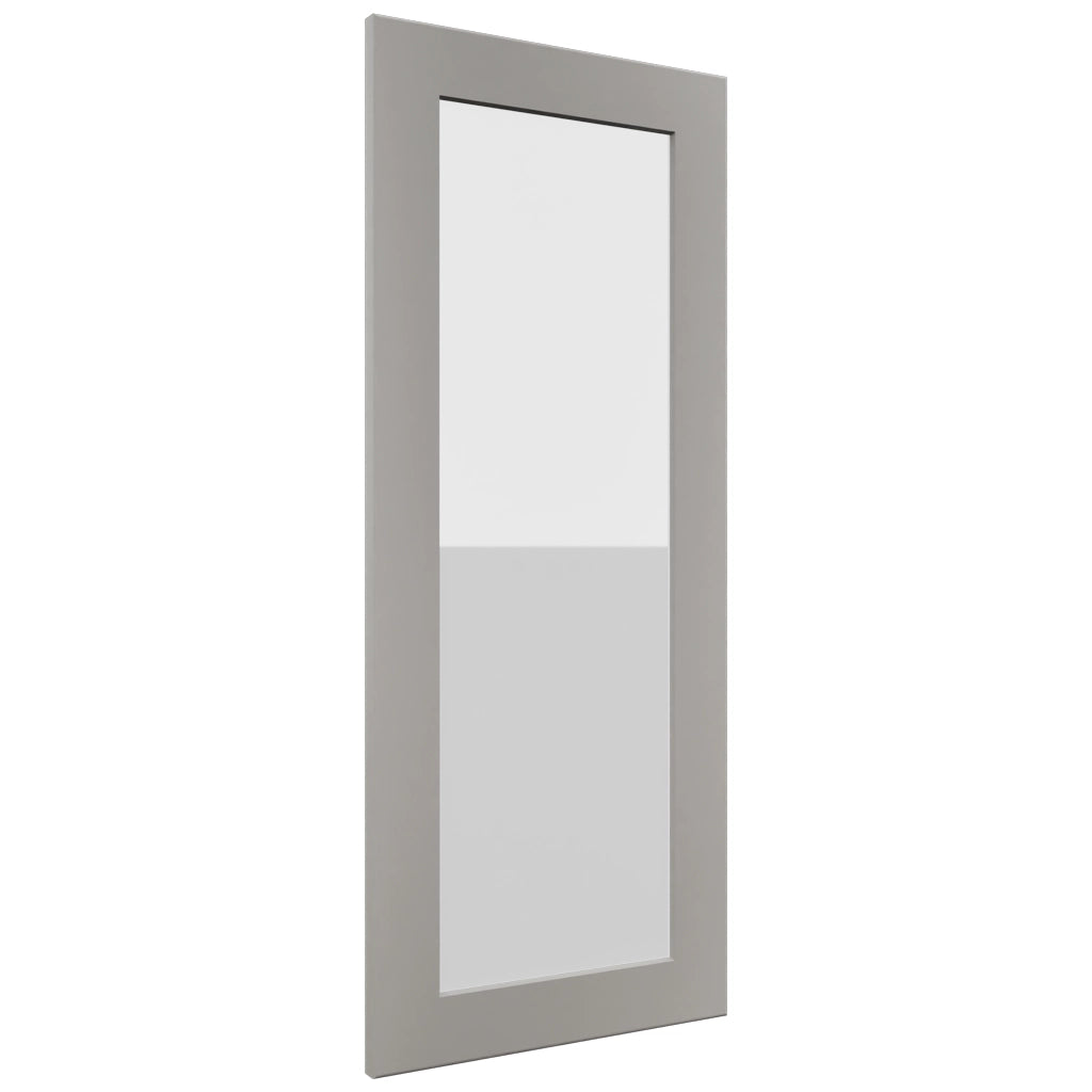 Fabuwood Galaxy Nickel DS GDW1536 Wall Glass Door, Front View