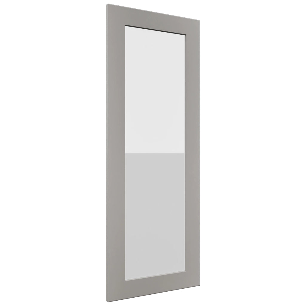 Fabuwood Galaxy Nickel DS GDW1539 Wall Glass Door, Front View