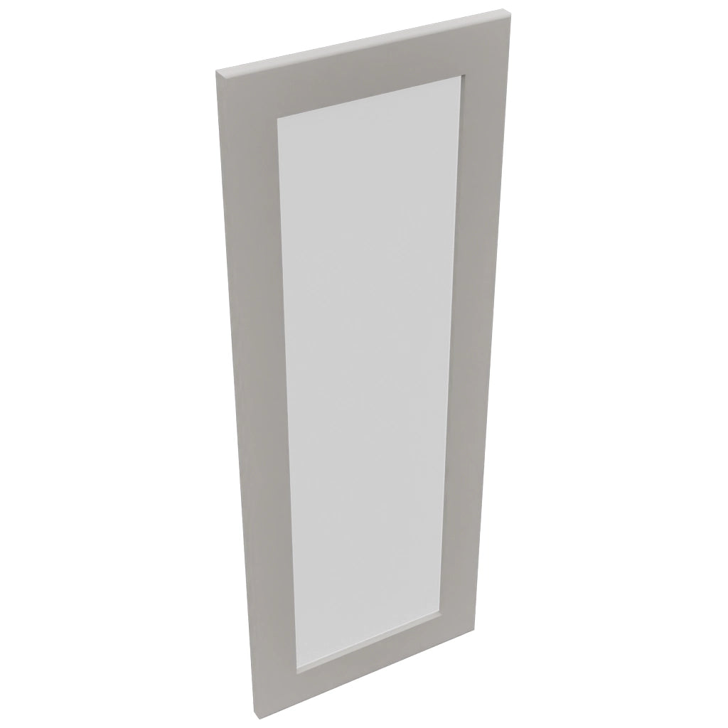 Fabuwood Galaxy Nickel DS GDW1539 Wall Glass Door, Top View