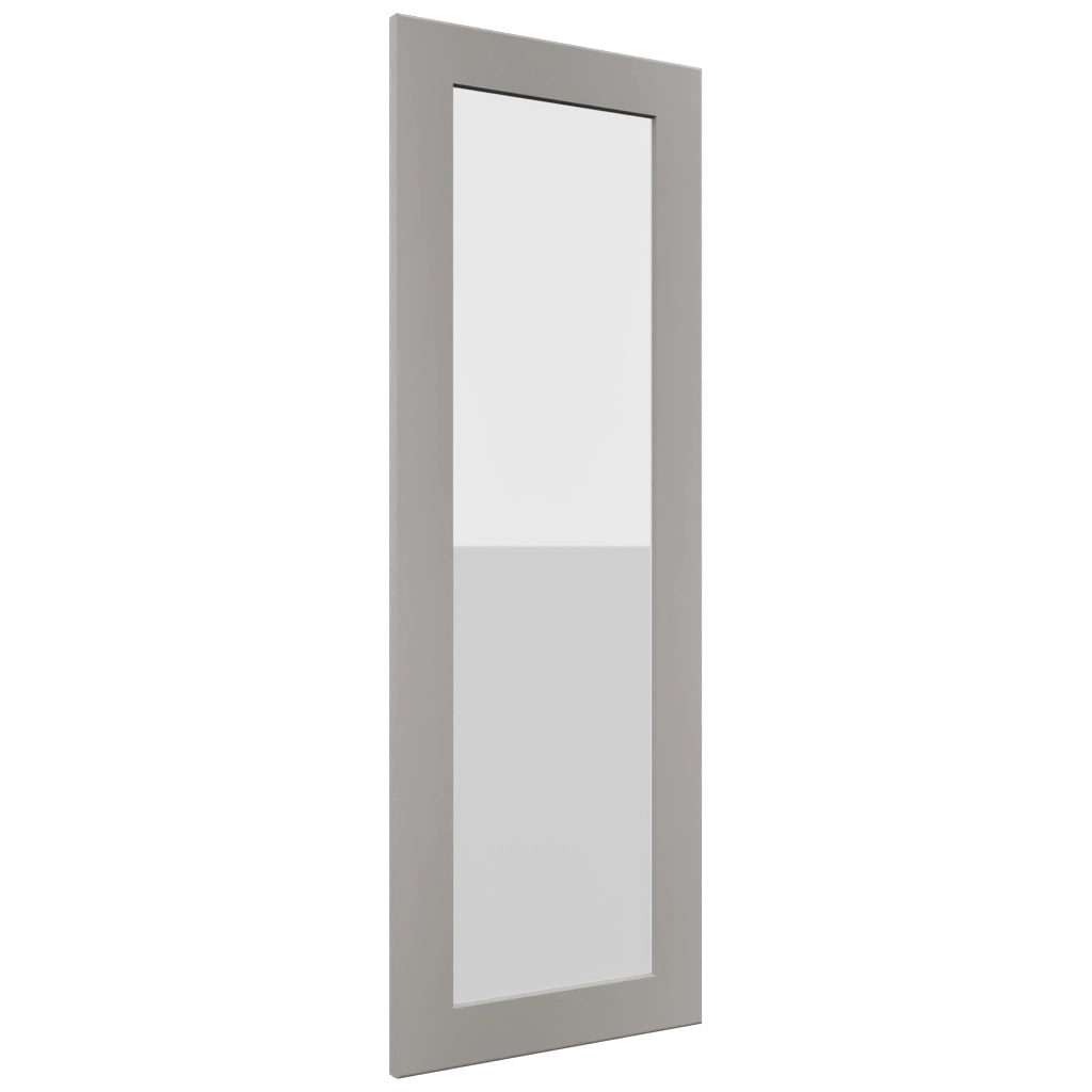 Fabuwood Galaxy Nickel DS GDW1542 Wall Glass Door, Front View