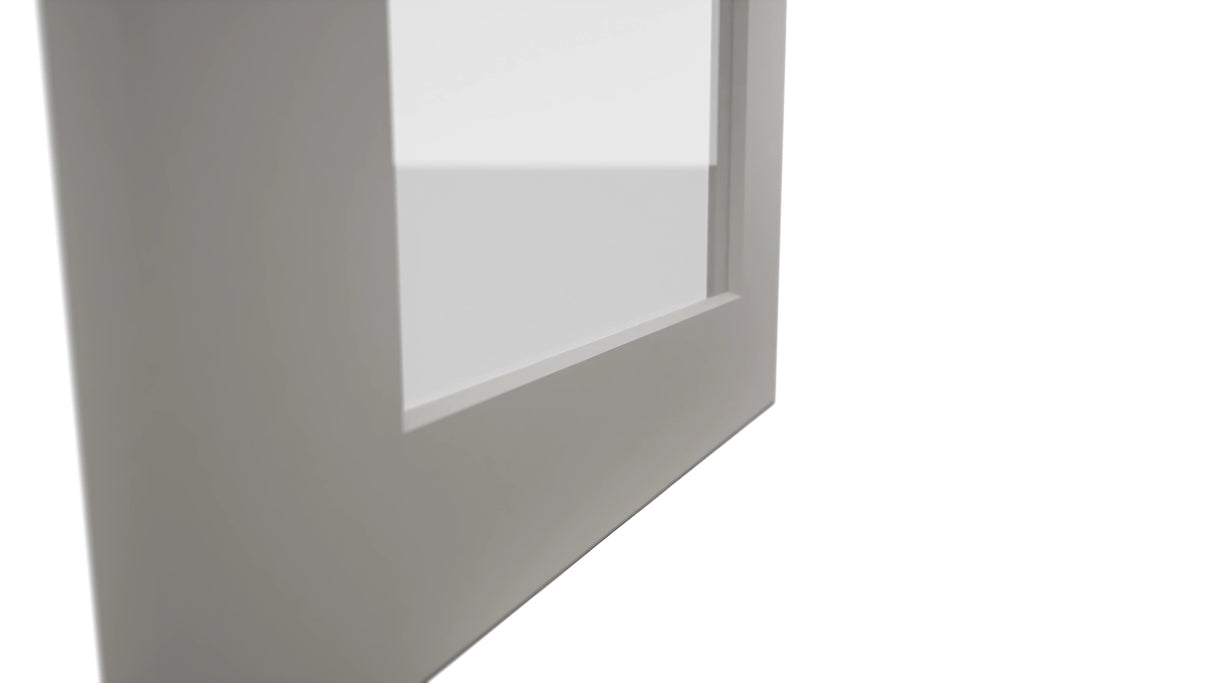 Fabuwood Galaxy Nickel DS GDW1542 Wall Glass Door, Detail View