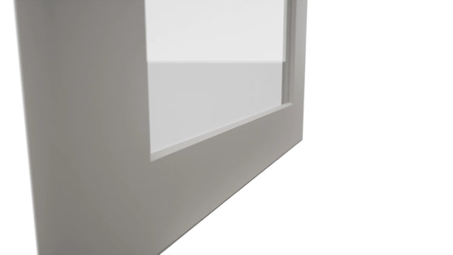 Fabuwood Galaxy Nickel DS GDW1830 Wall Glass Door, Detail View