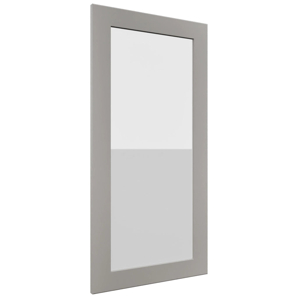 Fabuwood Galaxy Nickel DS GDW1836 Wall Glass Door, Front View
