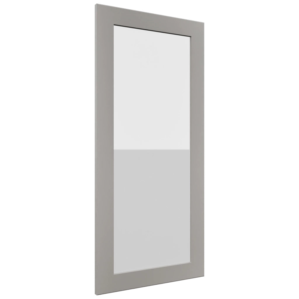 Fabuwood Galaxy Nickel DS GDW1839 Wall Glass Door, Front View