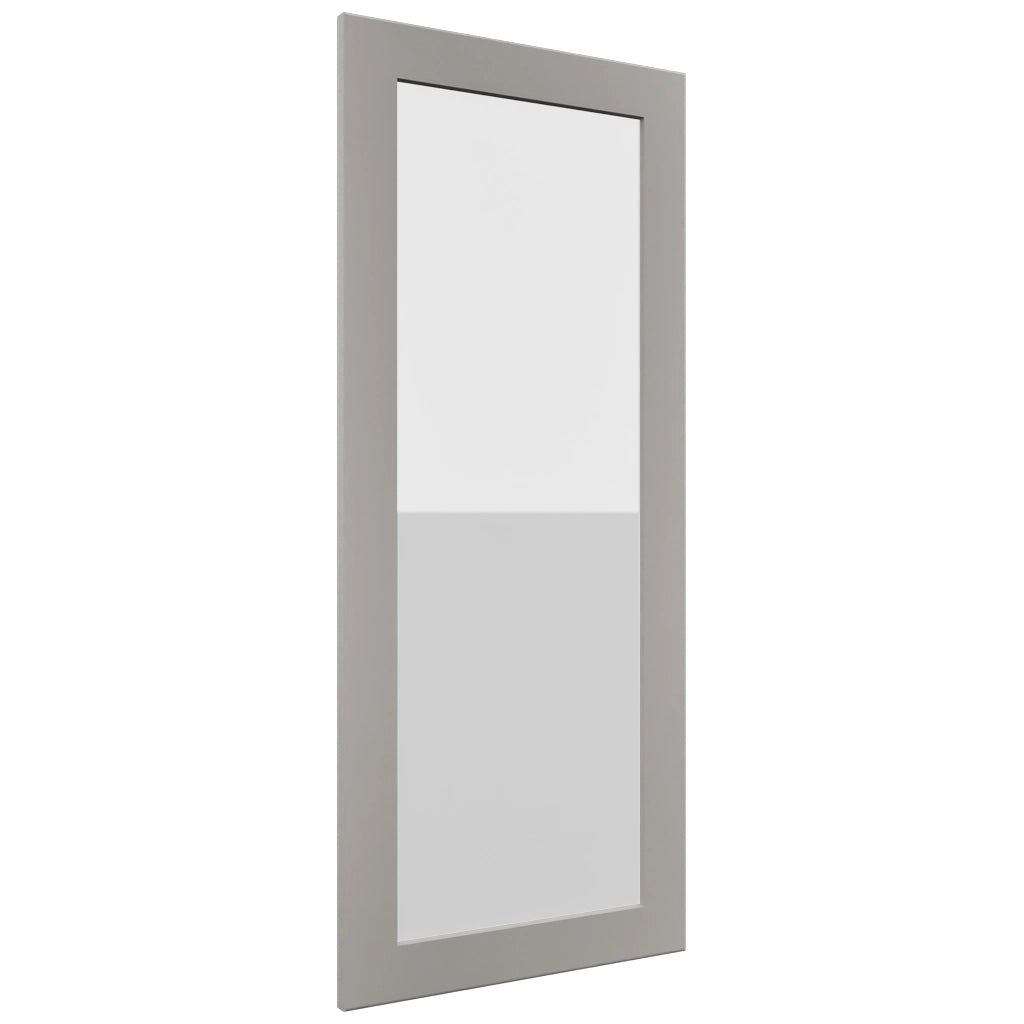 Fabuwood Galaxy Nickel DS GDW1842 Wall Glass Door, Front View