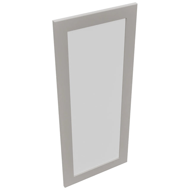Fabuwood Galaxy Nickel DS GDW1842 Wall Glass Door, Top View